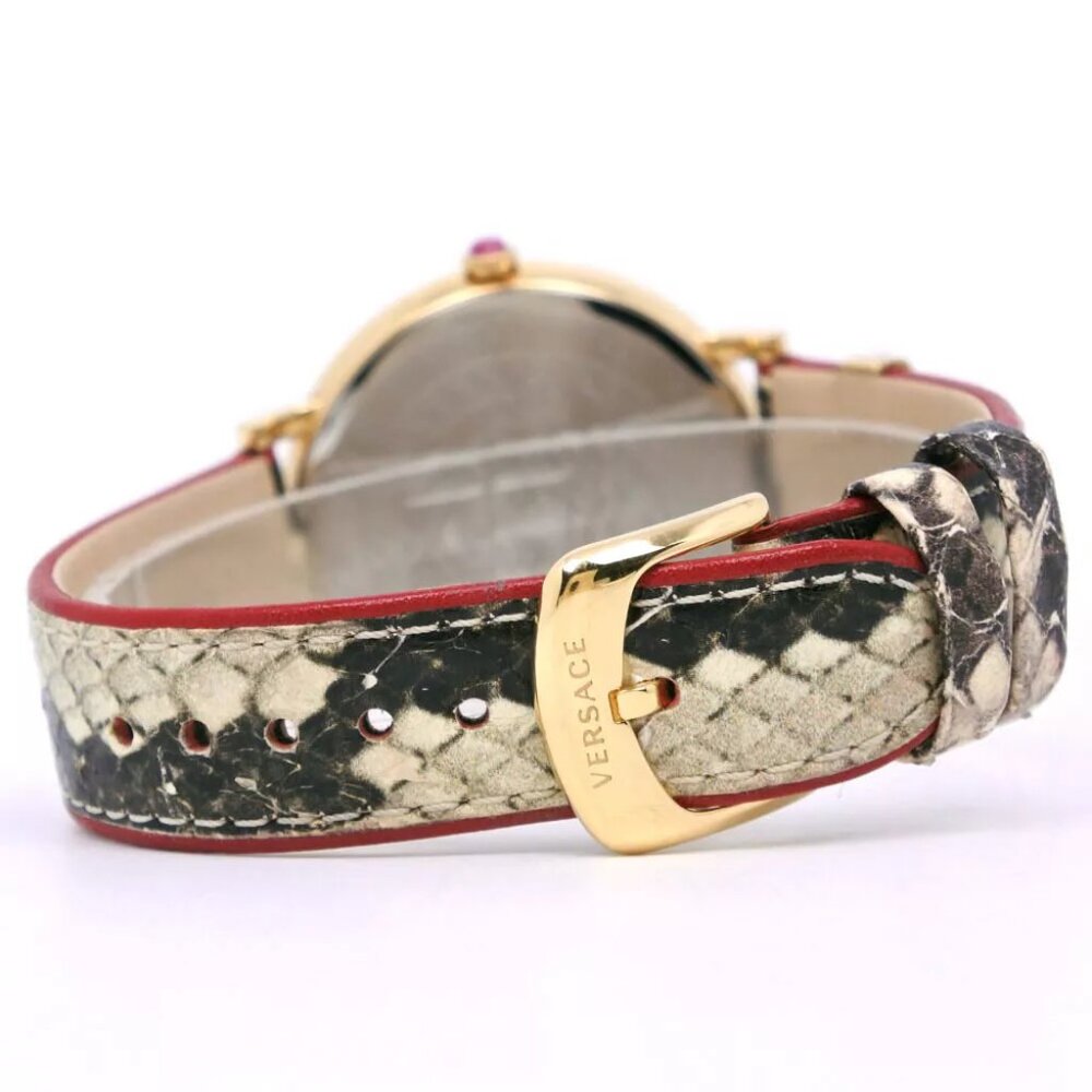 VERSACE LOVE Watches WhiteDial Stainless Steel/leather Quartz Analog displ... - Picture 5 of 12